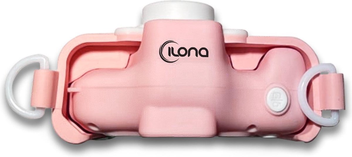 Ilona® Digitale Kindercamera HD 1080p inclusief stickervel - Speelgoedcamera - 32GB micro sd kaart - Fototoestel Voor Kinderen - Selfie Camera - Roze — afbeelding 7