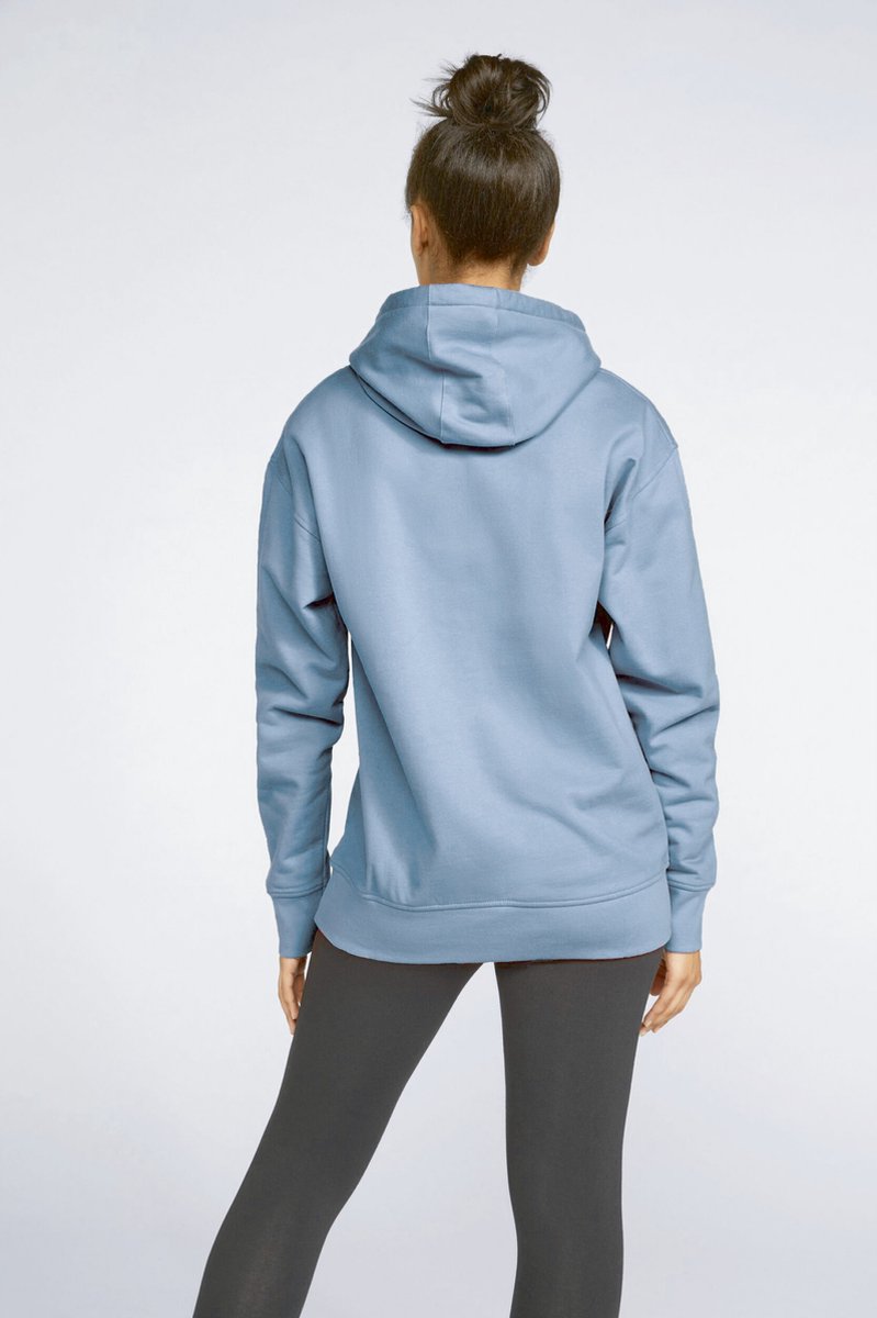 Gildan Sweater met capuchon Midweight Softstyle GISF500 - Stone Blue - XXL