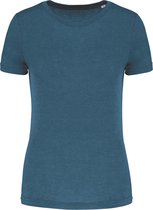 SportT-shirt Dames XL Proact Ronde hals Korte mouw Duck Blue Heather 50% Polyester, 25% Katoen, 25% Viscose