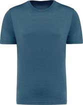 T-shirt de sport Homme 3XL Proact Col rond Manches Duck Blue Canard Chiné 50% Polyester, 25% Katoen, 25% Viscose