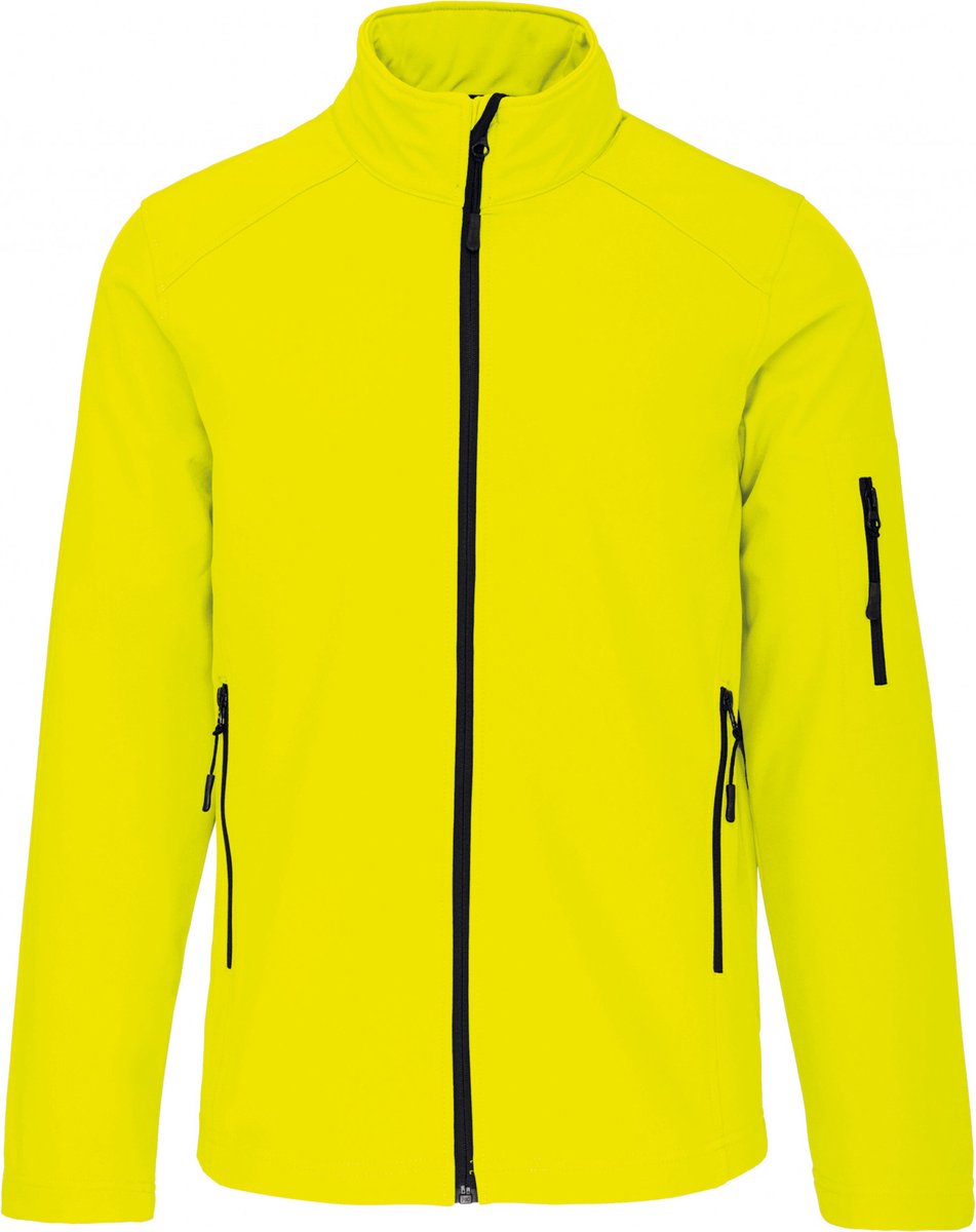 Kariban Softshell jas K401 - Fluorescent Yellow - L
