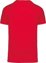 T-shirt Kind 10/12 Y (10/12 ans) Kariban Ronde hals Korte mouw Red 100% Katoen