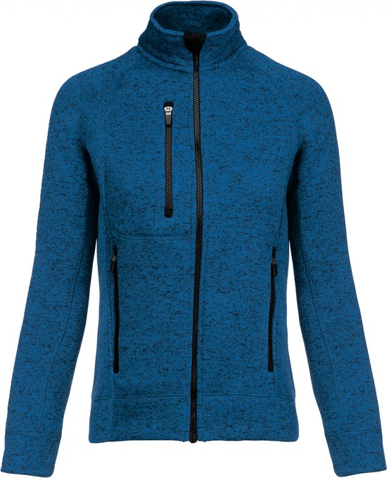 Sweatshirt Dames L Kariban Lange mouw Light Royal Blue Melange 100% Polyester