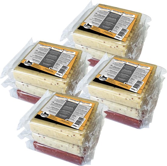 Aniculis - Energieblokken met insecten, meelwormen en bessen voor vogels - MIXPack (12 x 280g) - Premium vetblokken voor tuinvogels - Geschikt om het hele jaar door te voeren