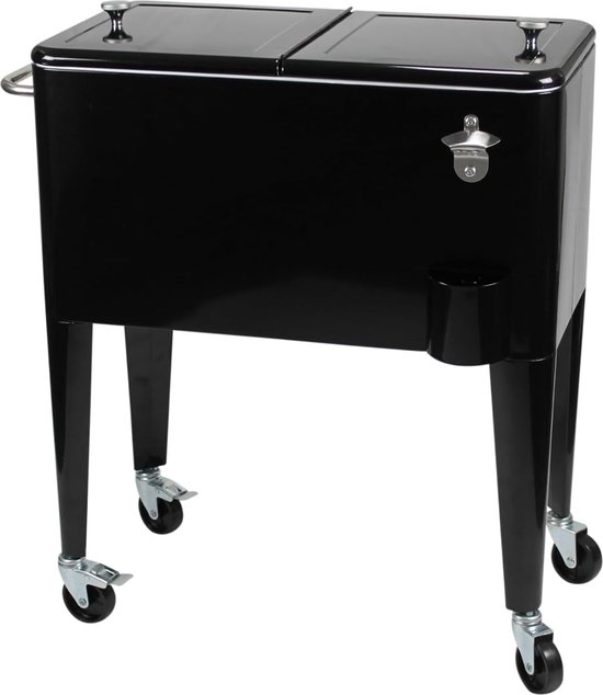 Kailua Cooler, Koel Box, Koel Trolley, Drinks Cooler Zwart