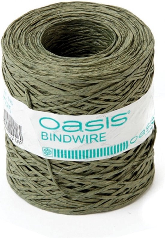 OASIS® Deco Binding Wire Groen Ø 4mm x 205m