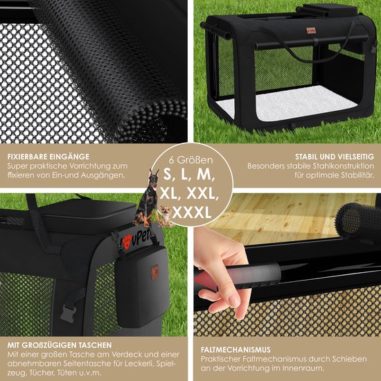 MaxxPet Bench - Hondenkooi - Hondenbox - Opvouwbaar Hondenkrat - Metaal