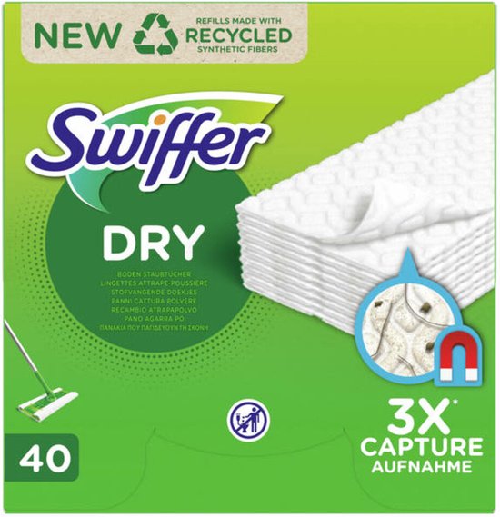 Recharges Swiffer Sweeper 40 lingettes