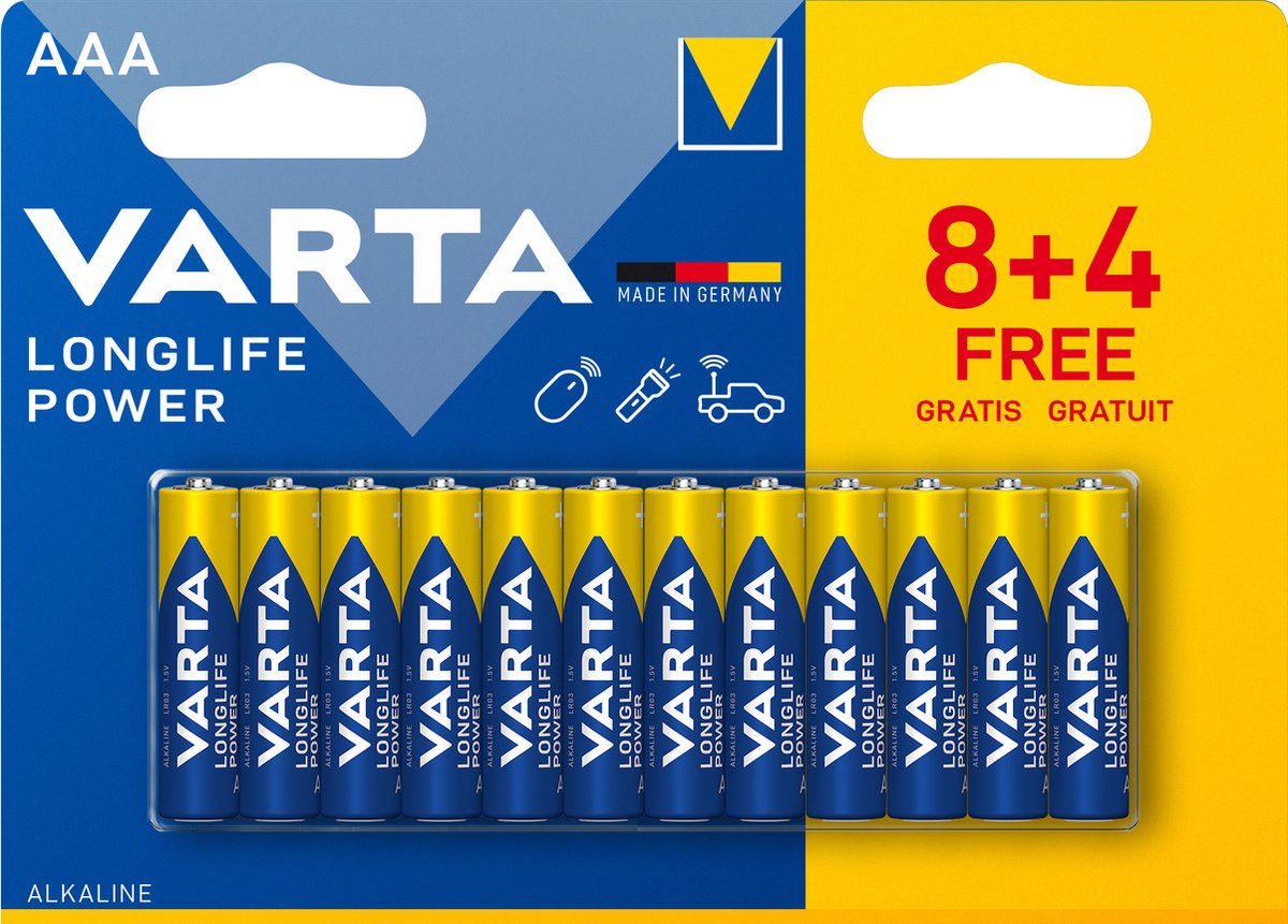 Varta High Energy AAA Single-use battery Alkaline 15 V