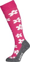 Barts Ski Sock Flower Kids Chaussettes de sports d'hiver unisexes - Rose - Taille 27-30