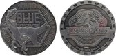 FaNaTtik Jurassic Park Verzamelobject Collectable Coin Blue Limited Edition Zilverkleurig