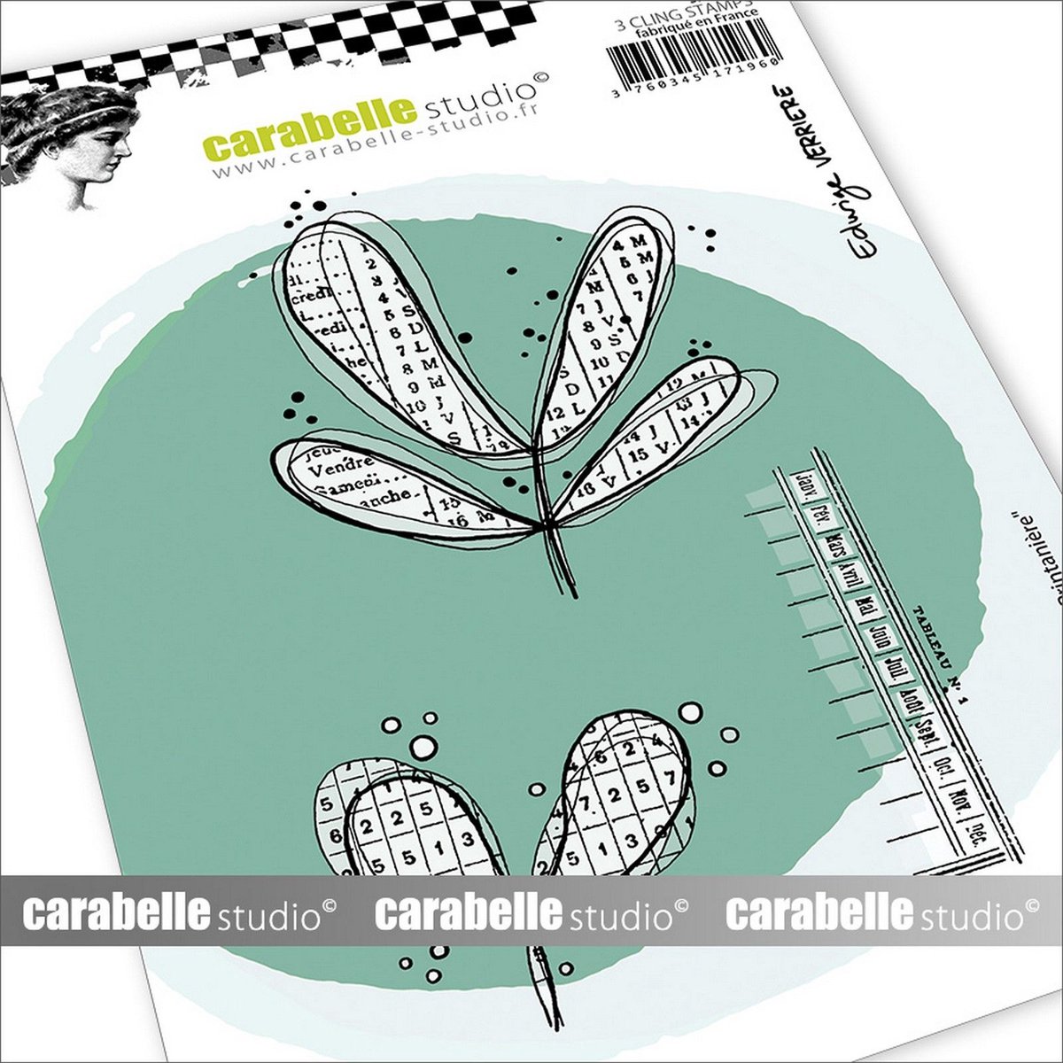 Carabelle Studio Cling Stamp A6 Poésie Printanière