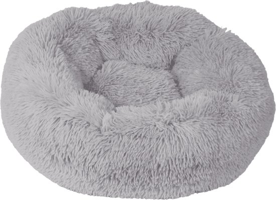 Overtrek pet bed cuddly grijs - Dierenbenodigdheden