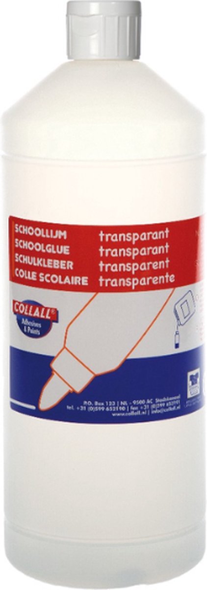 Schoollijm - Transparant - 1L