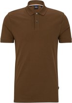 BOSS Pallas regular fit polo - pique - groen - Maat: M