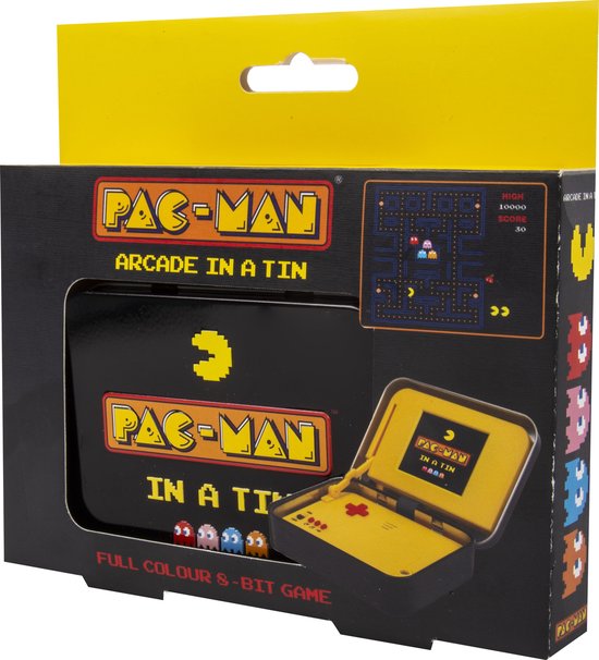 Pac-Man - retro gaming handheld - in metalen box - Fizz Creations