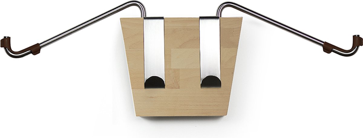 Opossum Bull-Fiets-Ophangsysteem-Beuken/RVS-75 cm