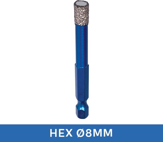 Foret diamant Maxifix - Foret carrelage - Droog - HEX - Cire - Ø