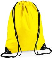 Premium Gymsac Sporttas BagBase - 11 Liter Yellow