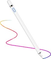 Universele Active Stylus Pen Oplaadbaar Geschikt Voor Tablets en Smartphones - Wit