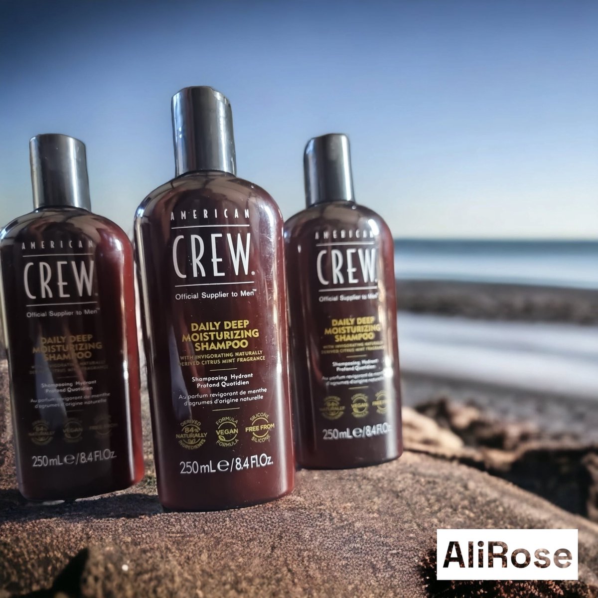 AliRose Bundel - American Crew Daily Moisturizing Shampoo 3x 250ml