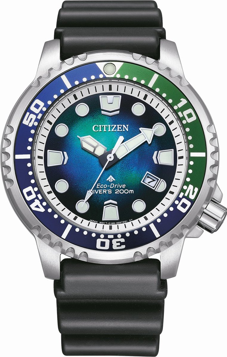 Citizen Promaster Marine Limited Edition BN0166-01L Horloge - Polyurethaan - Zwart - Ø 44 mm
