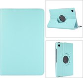 Case2go - Tablet hoes geschikt voor Samsung Galaxy Tab A8 (2022 & 2021) - 10.5 Inch - Draaibare Book Case Cover - Licht Blauw