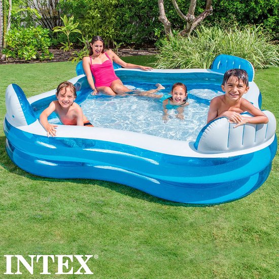 Intex Swim Center™ Family Lounge Pool - Opblaaszwembad - 229 x 229 x 66 cm - Intex