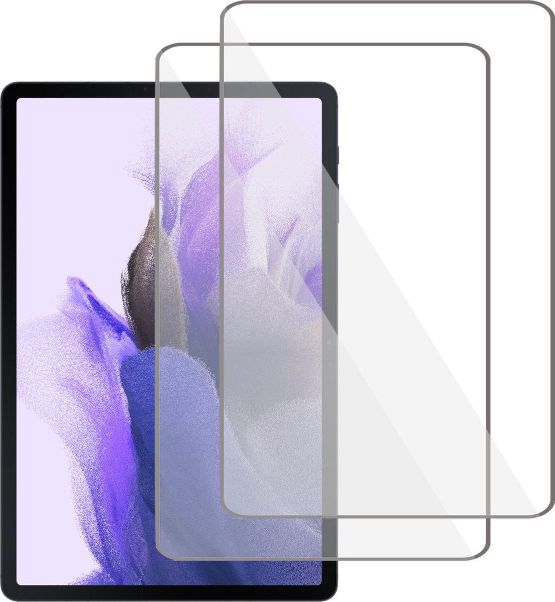 2x voor Screenprotector geschikt voor Samsung Galaxy Tab S7 FE – Gehard Glas - Proteqt+