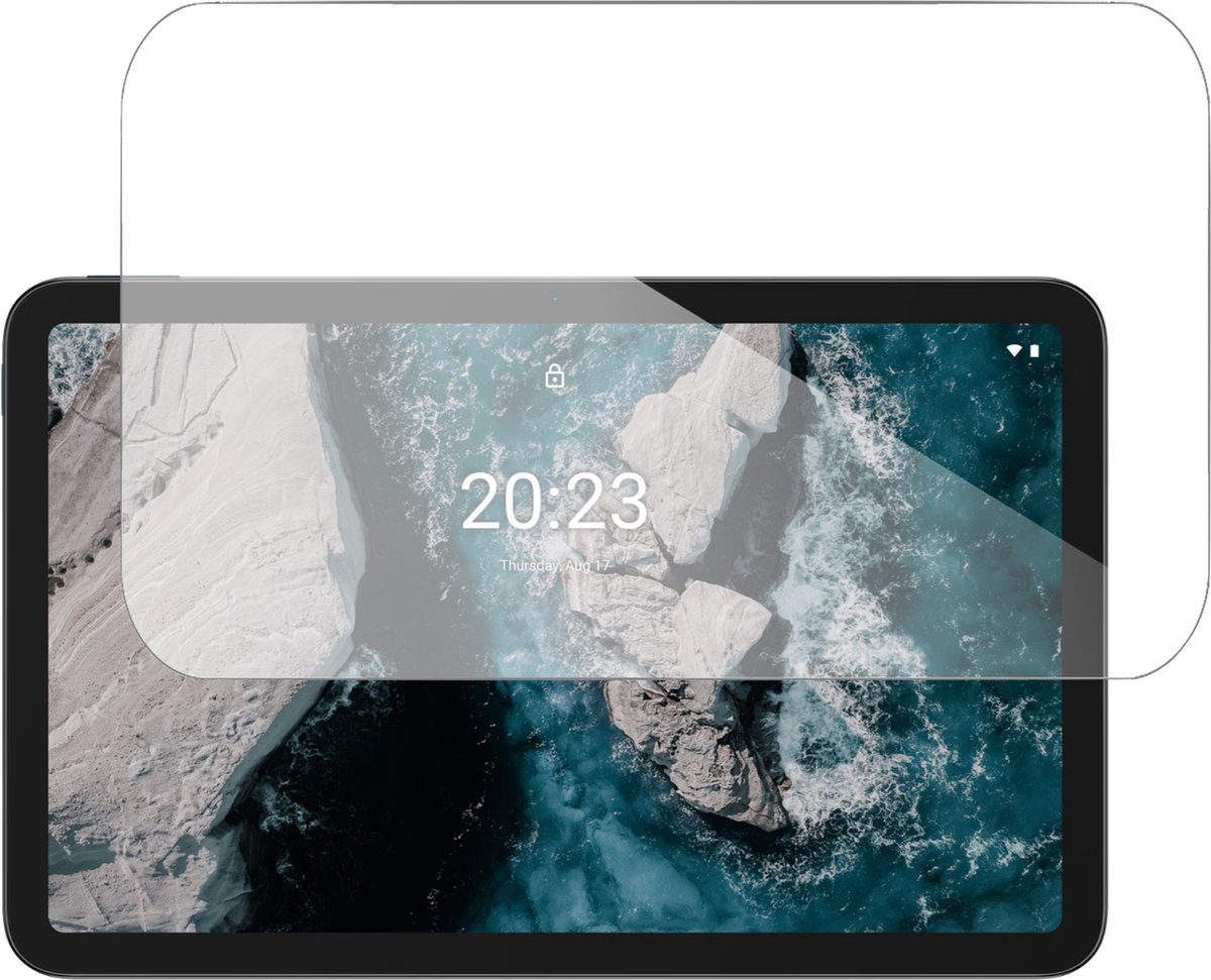 Screenprotector geschikt voor Nokia T20 – Gehard Glas - Proteqt+