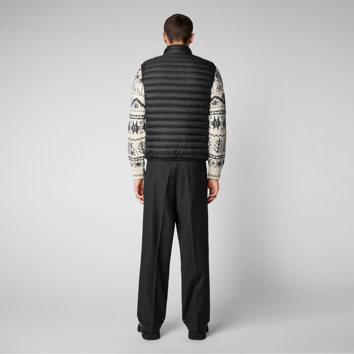 Save The Duck Bodywarmer Adam Zwart - Maat M - Heren - Bodywarmers