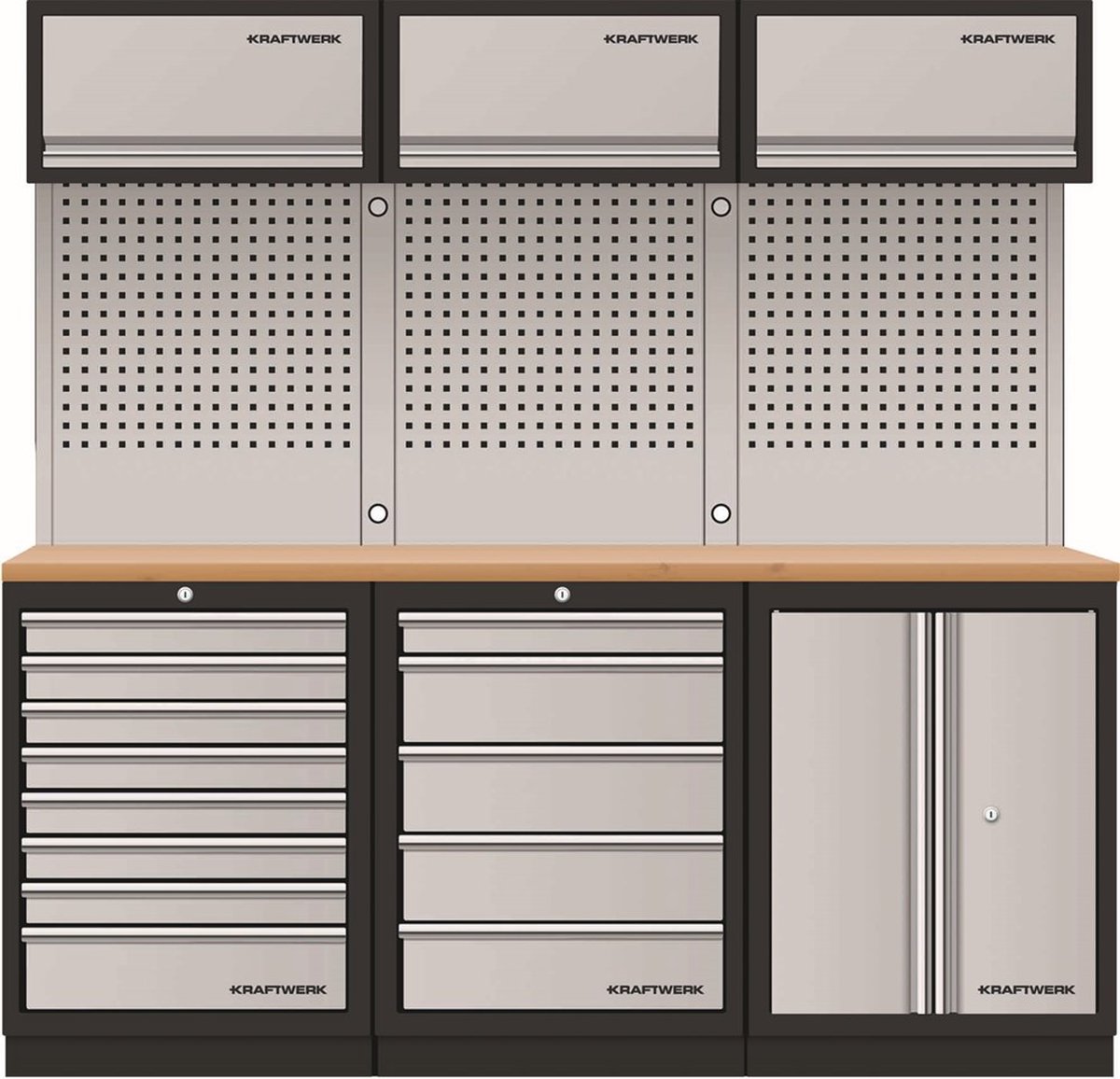 Kraftwerk - Werkplaatssysteem 2.040 x 488 x 2.000 mm