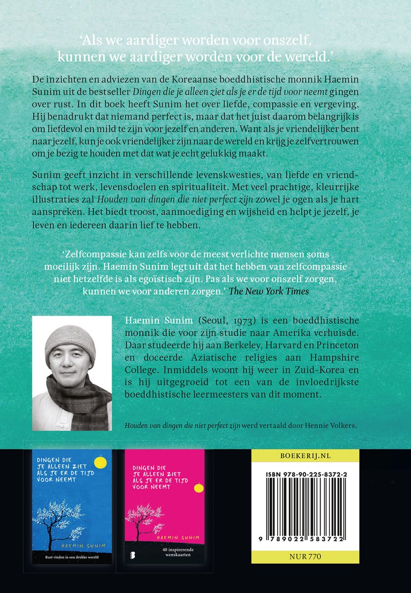 Houden van dingen die niet perfect zijn - back cover