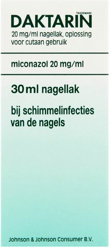 Daktarin Nagellak Miconazolnitraat 20mg/ml - 1 x 30 ml