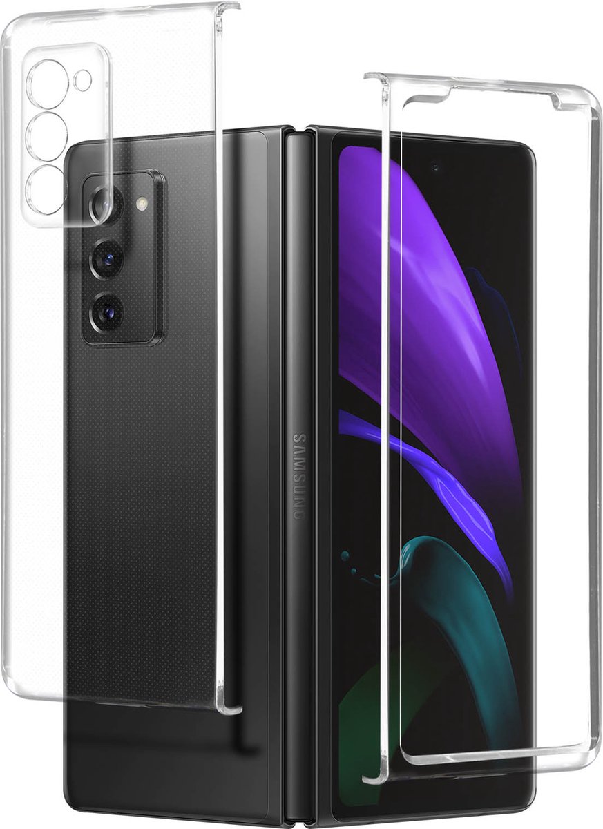 Geschikt voor Samsung Z Fold 2 Beschermhoes Stijf Dun Licht Kristal Transparant