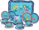 Schylling Mermaid Tin Tea Set