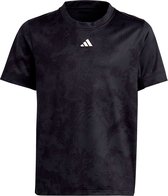 Adidas T-Shirt Manches Courtes Q2 Rg Zwart 11-12 Ans Garçon