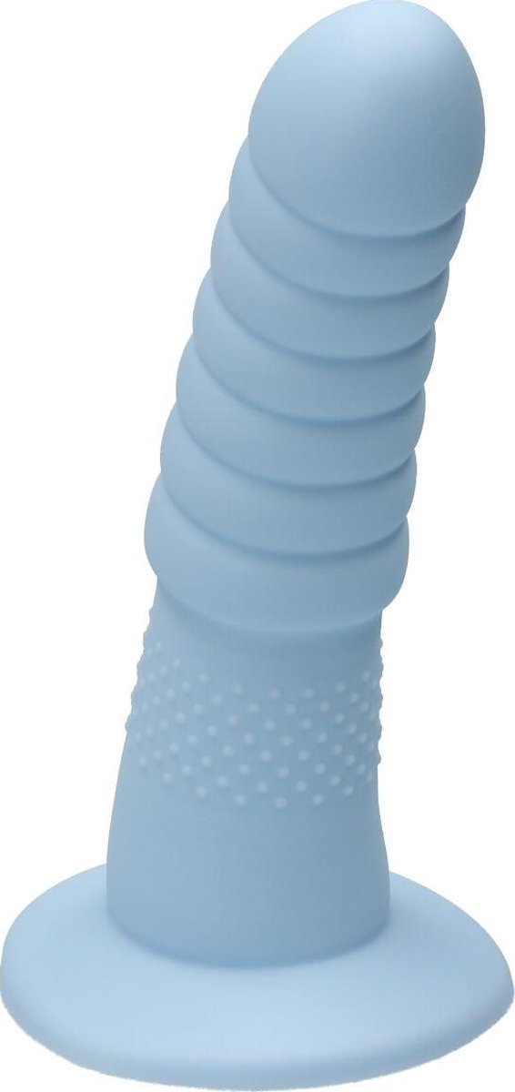 Goedkoopste Ylva & Dite - Aria - Siliconen Anale / Vaginale dildo - Made in Holland - Pastel Blauw
