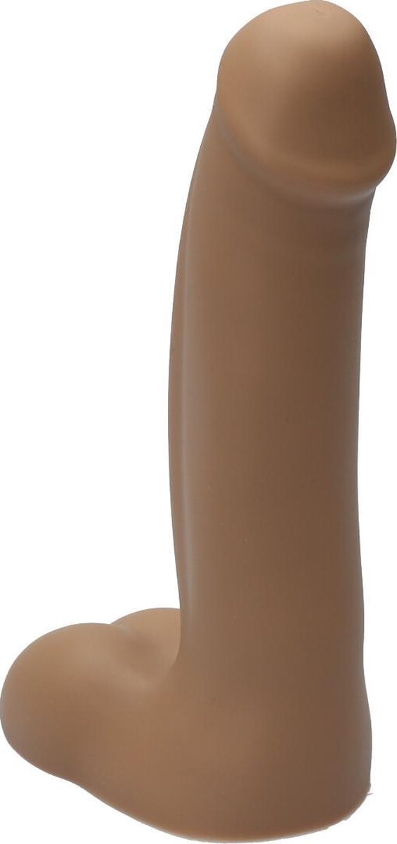Goedkoopste Ylva & Dite - Icarus - Realistische Siliconen dildo met ballen - Handgemaakt - Made in Holland - beige Espresso