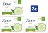 Dove Go Fresh Touch Zeep - 3 x 400 g