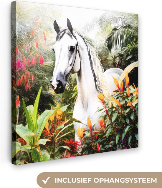 XUSANSHI Canvas foto op doek groene planten bladeren muurschildering