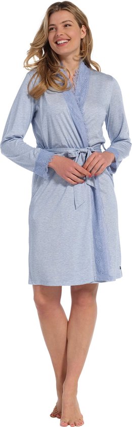 Robe de chambre - Pastunette - bleu clair - 75231-334-1/506 - taille XL