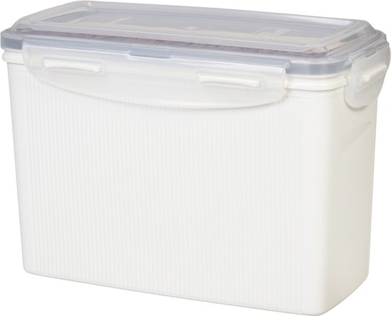 Boîte de conservation Lock&Lock Cracker - Boîte de conservation Knackebrod - Boîte de produits frais - 1,5 litre - Wit - Set de 2 pièces