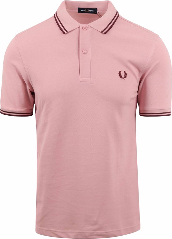 Fred Perry - Polo M3600 Roze S29 - Slim-fit - Heren Poloshirt Maat M