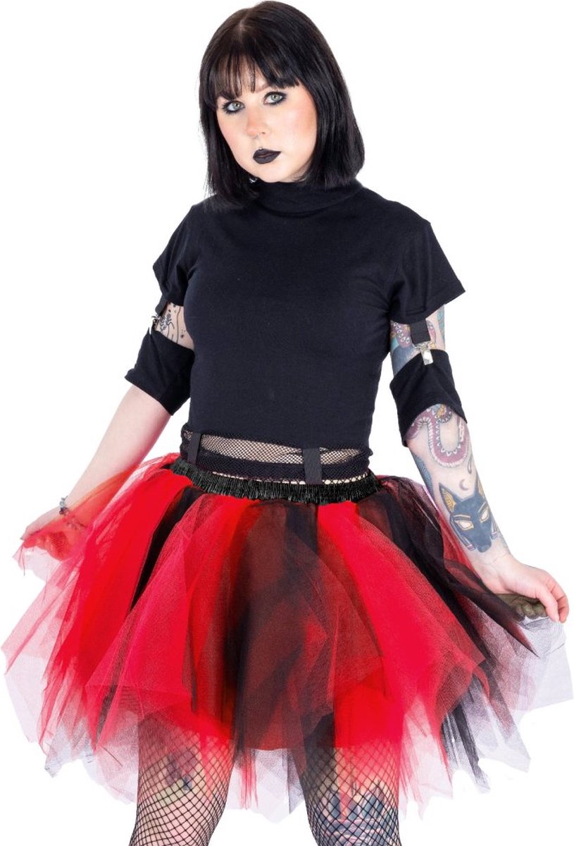 Poizen Industries - Caelia Tutu - Zwart/Rood
