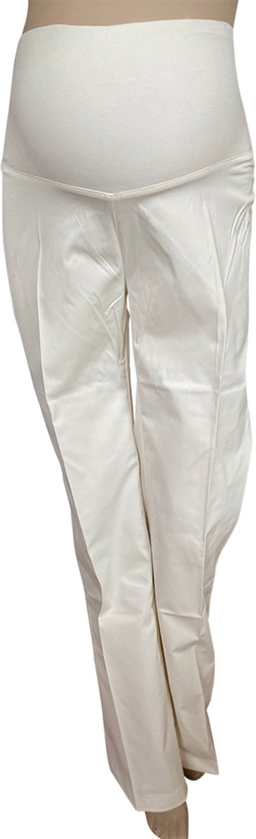 FRAGILE DRESSY TROUSER Cotton Twill Kleur wit/ maat XL
