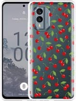 Cazy Hoesje geschikt voor Nokia X30 Kersen