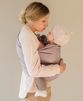 HÉ BOO ! - Rose - Porte-bébé en lin - Porte-bébé - Écharpe de portage - Bébé de portage - Châle bébé - Porte- Bébé