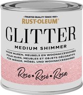 Rust-Oleum Glitterverf Medium Shimmer Roze 250ml