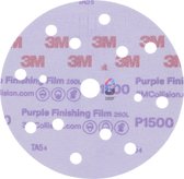 3M 51158 260L+ Hookit Purple Disques abrasifs de finition 150 mm P1200 - 50 pièces